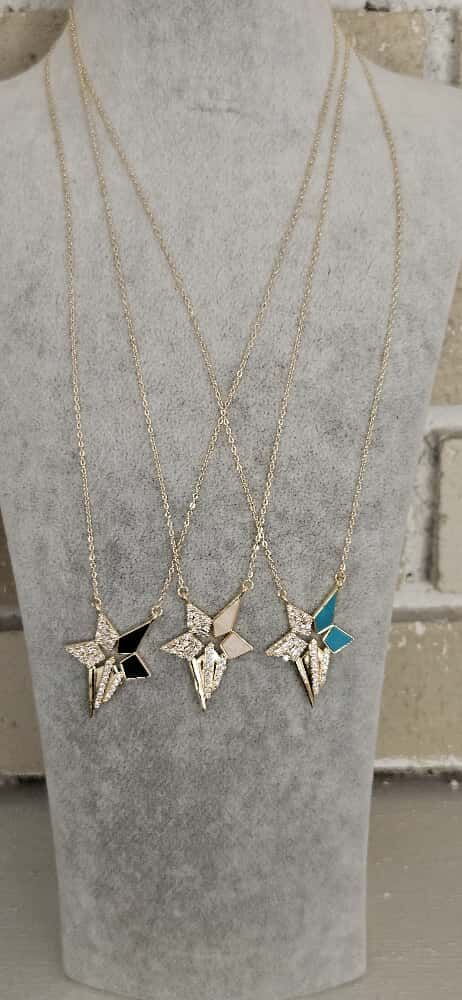 Pirinç Üzeri Altın Kaplama Yıldız Model Kolye – Özel Marka Tasarım