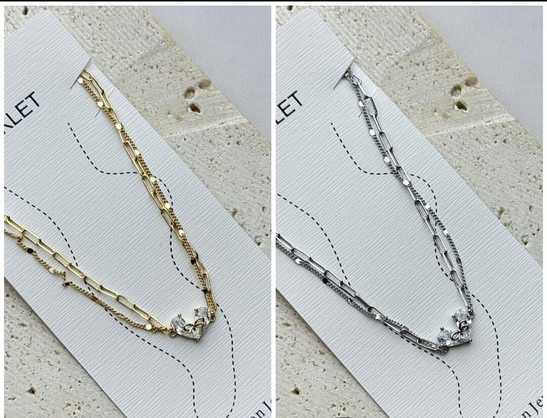 Zarif Taş Detaylı Çelik Halhal – Altın ve Gümüş Renk Seçenekleri