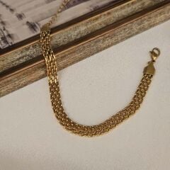 Çelik Bileklik – Çoklu Zincir Tasarım, Paslanmaz, Dayanıklı ve Modern Erkek Kadın Bileklik Modelleri