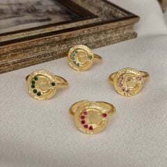 VIP Özel Tasarım Yüzük – Zirkon Taşlı, El İşçiliği, Şık ve Modern Kadın Yüzük Modelleri