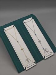 Altın Kaplama Şahmeran – Mavi Taşlı Yıldız Figürlü Zarif Tasarım