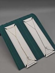 Altın Kaplama Şahmeran – Renkli Taşlı İnce Zincir Modern Tasarım