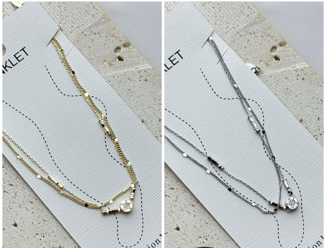 Pirinç Üzeri Altın Kaplama Halhal – Yuvarlak Figürlü Çoklu Zincir Zarif Tasarım